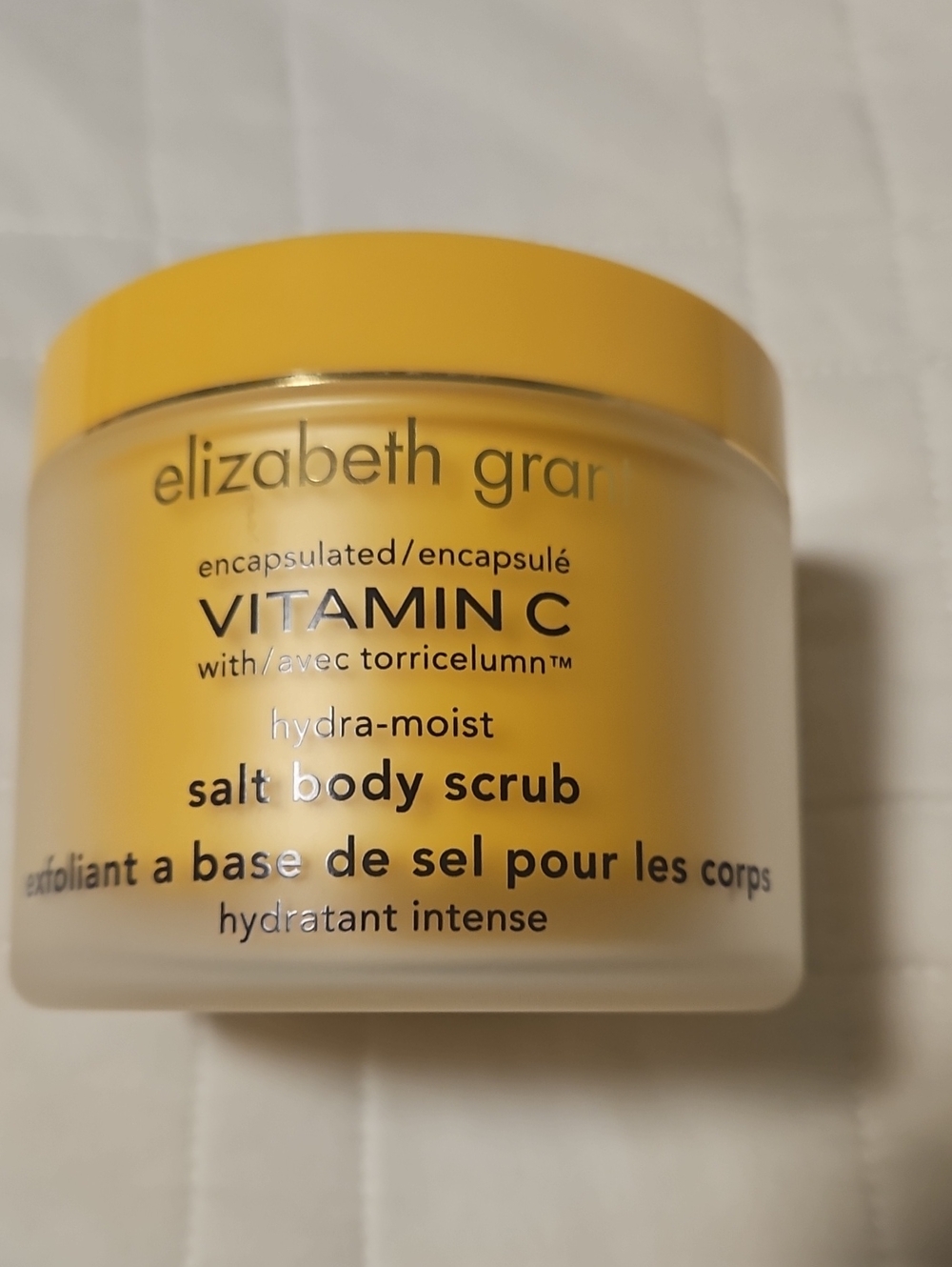 elizabeth grant Vitamin C Hydra-Moist Salt Body Scrub — Yellow